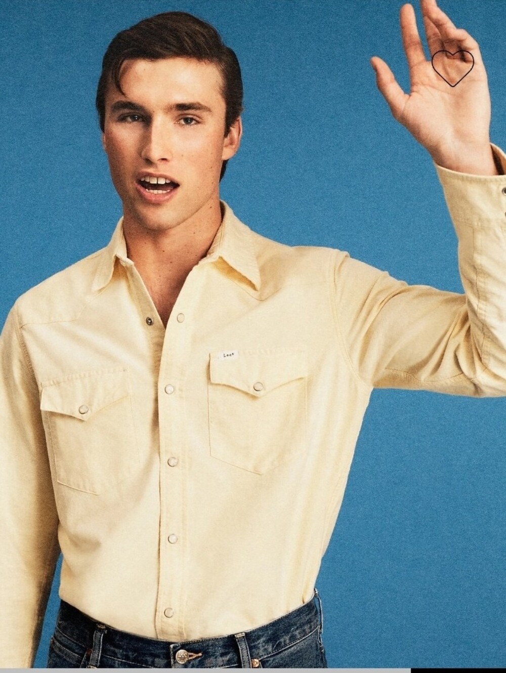 Men's Lee® X J.Crew oxford western shirt